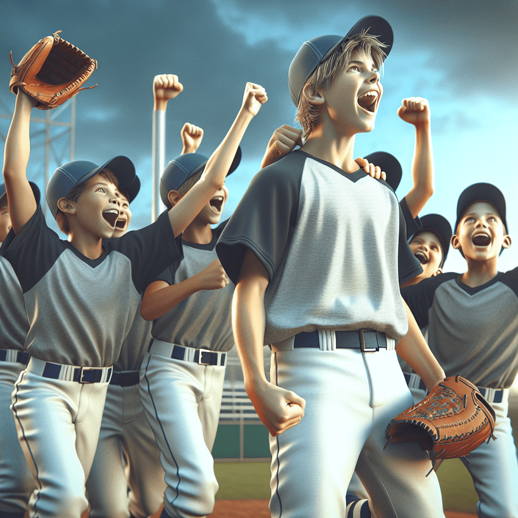 U12世界盃／中華小將贏了！開幕擊敗古巴 鍾定栩先發3局屢拆彈, modern digital art style, high quality, suitable for blog post, no text or watermarks