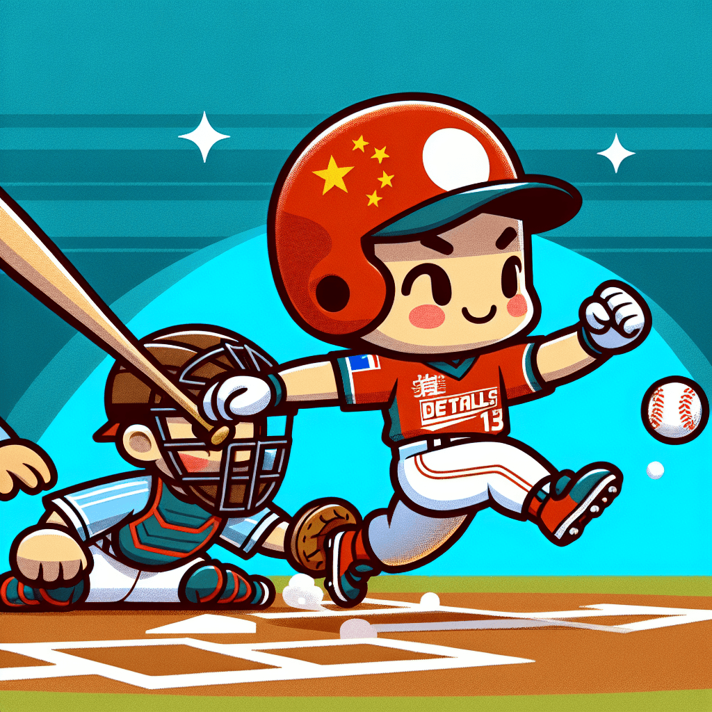 U12世界盃／中華小將贏了！開幕擊敗古巴 鍾定栩先發3局屢拆彈, clean and minimalist design, high quality, suitable for blog post, no text or watermarks