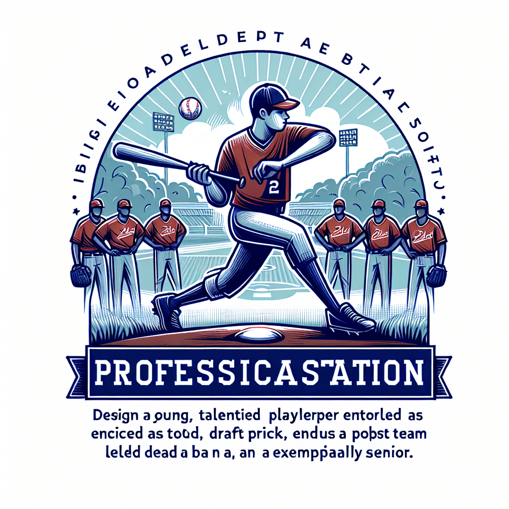 中職／張育豪榜眼入悍將談初印象 「鋒哥帶的」、「很強的球隊」, professional blog illustration, high quality, suitable for blog post, no text or watermarks