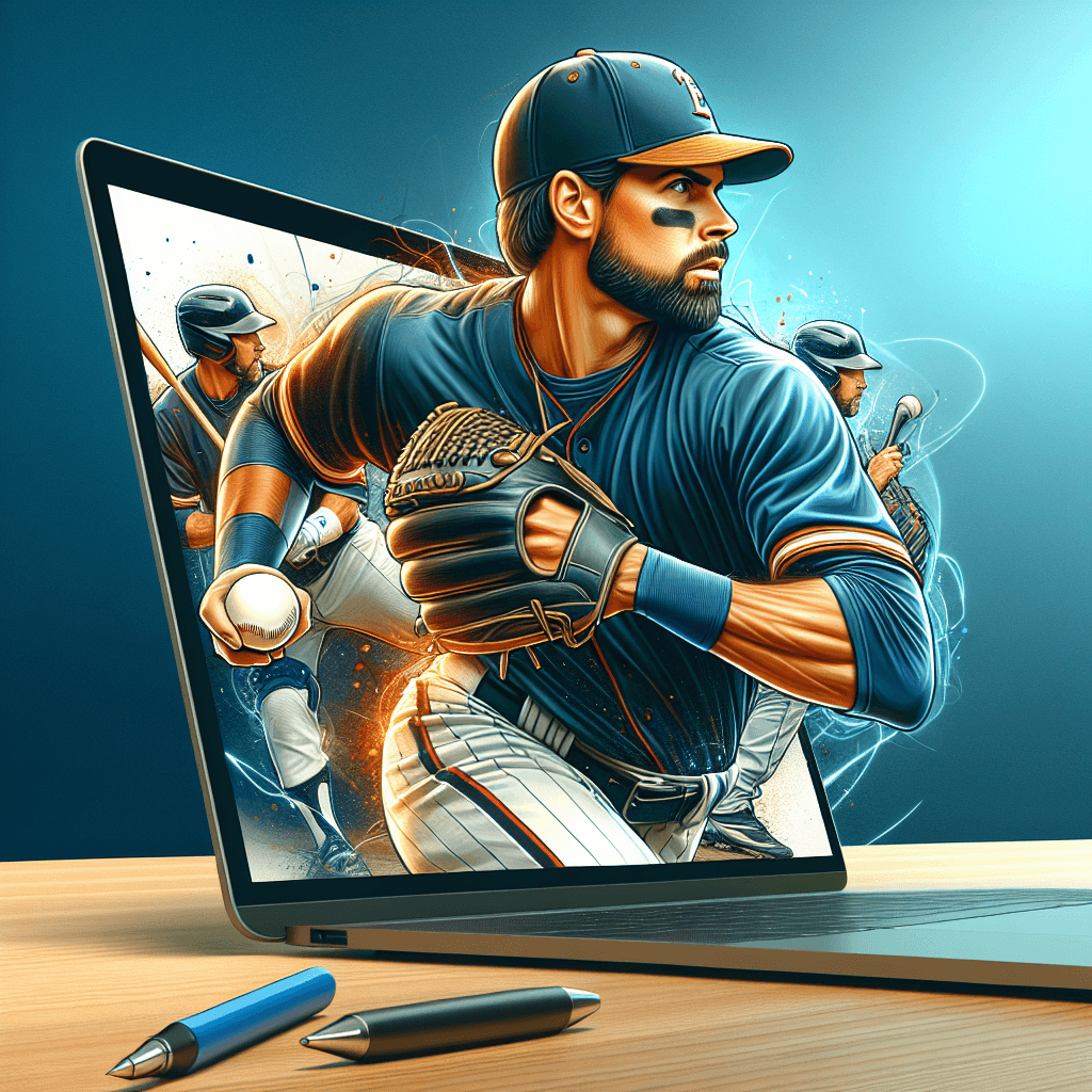 中職／張育豪榜眼入悍將談初印象 「鋒哥帶的」、「很強的球隊」, modern digital art style, high quality, suitable for blog post, no text or watermarks