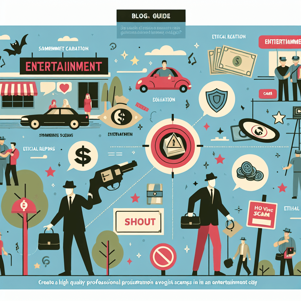 如何避免娛樂城詐騙, professional blog illustration, high quality, suitable for blog post, no text or watermarks