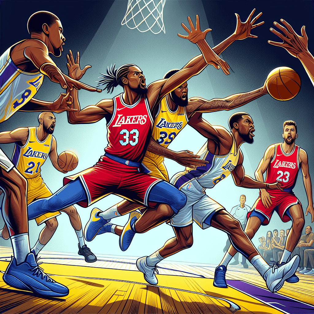 小a辣 nba, professional blog illustration, high quality, suitable for blog post, no text or watermarks