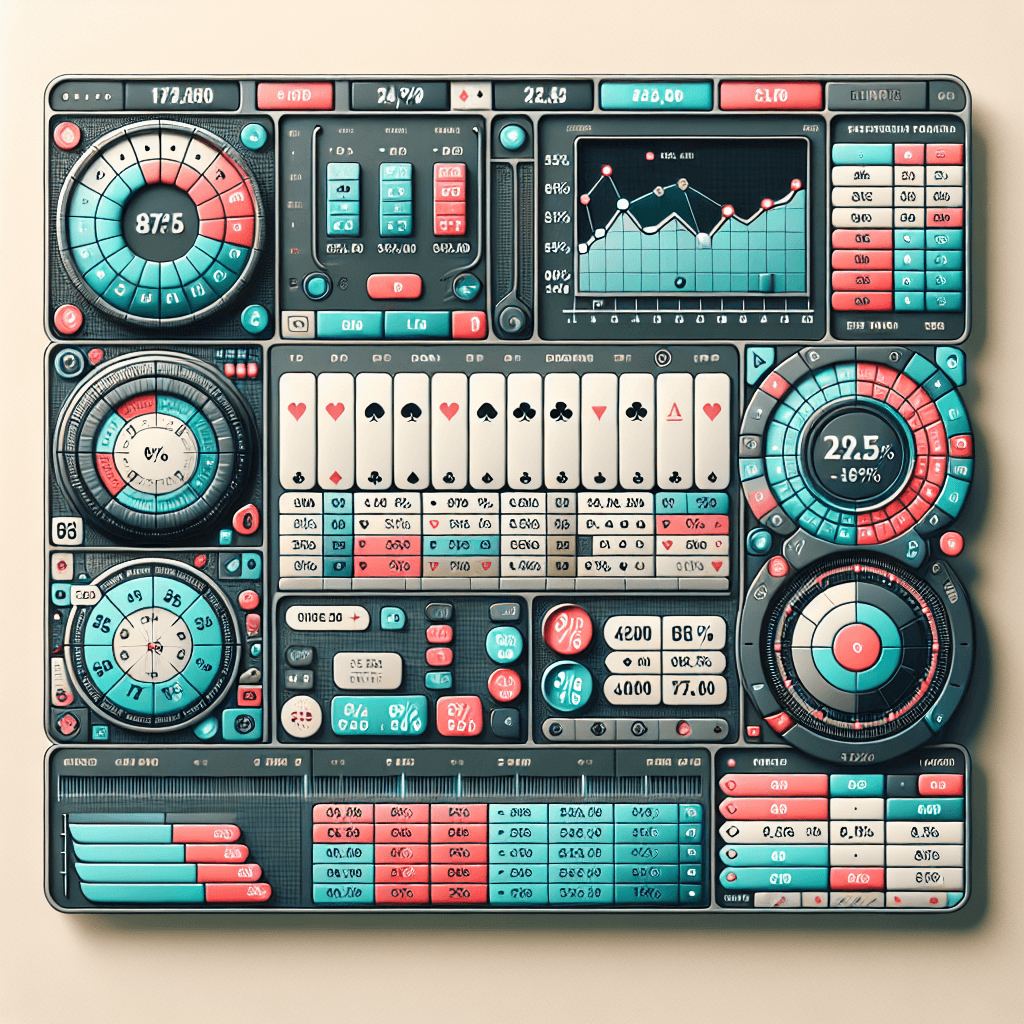 德州撲克勝率計算器, modern digital art style, high quality, suitable for blog post, no text or watermarks