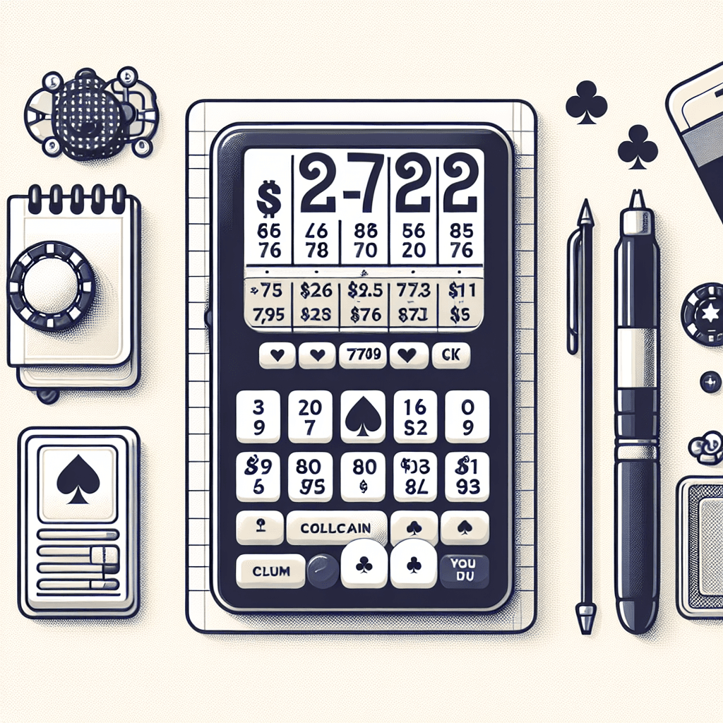 德州撲克勝率計算器, clean and minimalist design, high quality, suitable for blog post, no text or watermarks