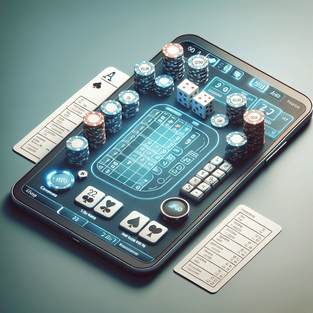 德州撲克計算app, modern digital art style, high quality, suitable for blog post, no text or watermarks