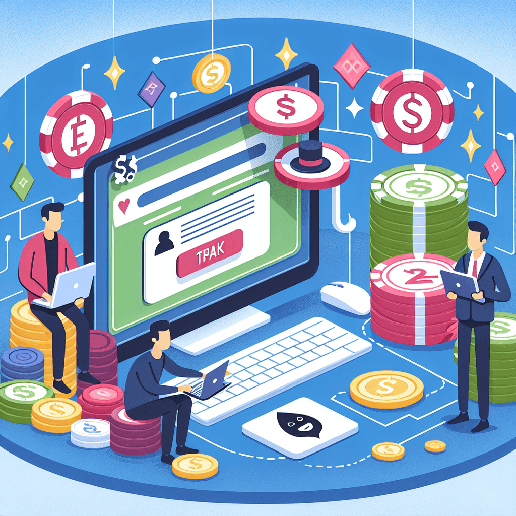 線上賭場詐騙PTT, professional blog illustration, high quality, suitable for blog post, no text or watermarks