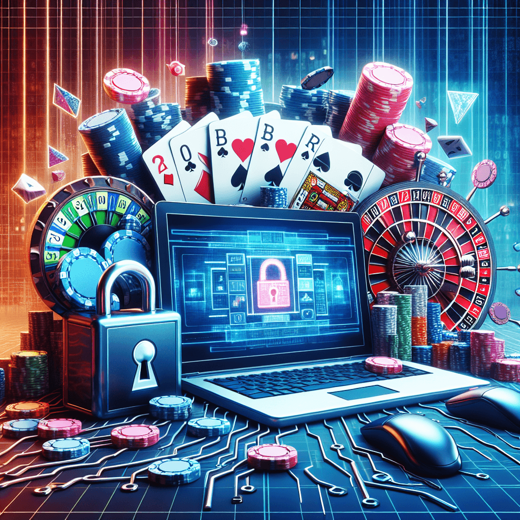 線上賭場詐騙PTT, modern digital art style, high quality, suitable for blog post, no text or watermarks