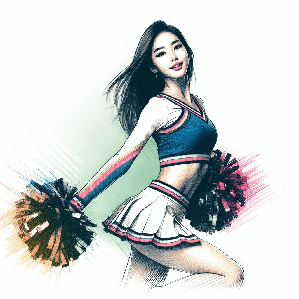 中職／富邦啦啦隊潔潔棚拍美照「神似楊冪」引熱議 展現跨足螢光幕潛力, modern digital art style, high quality, suitable for blog post, no text or watermarks