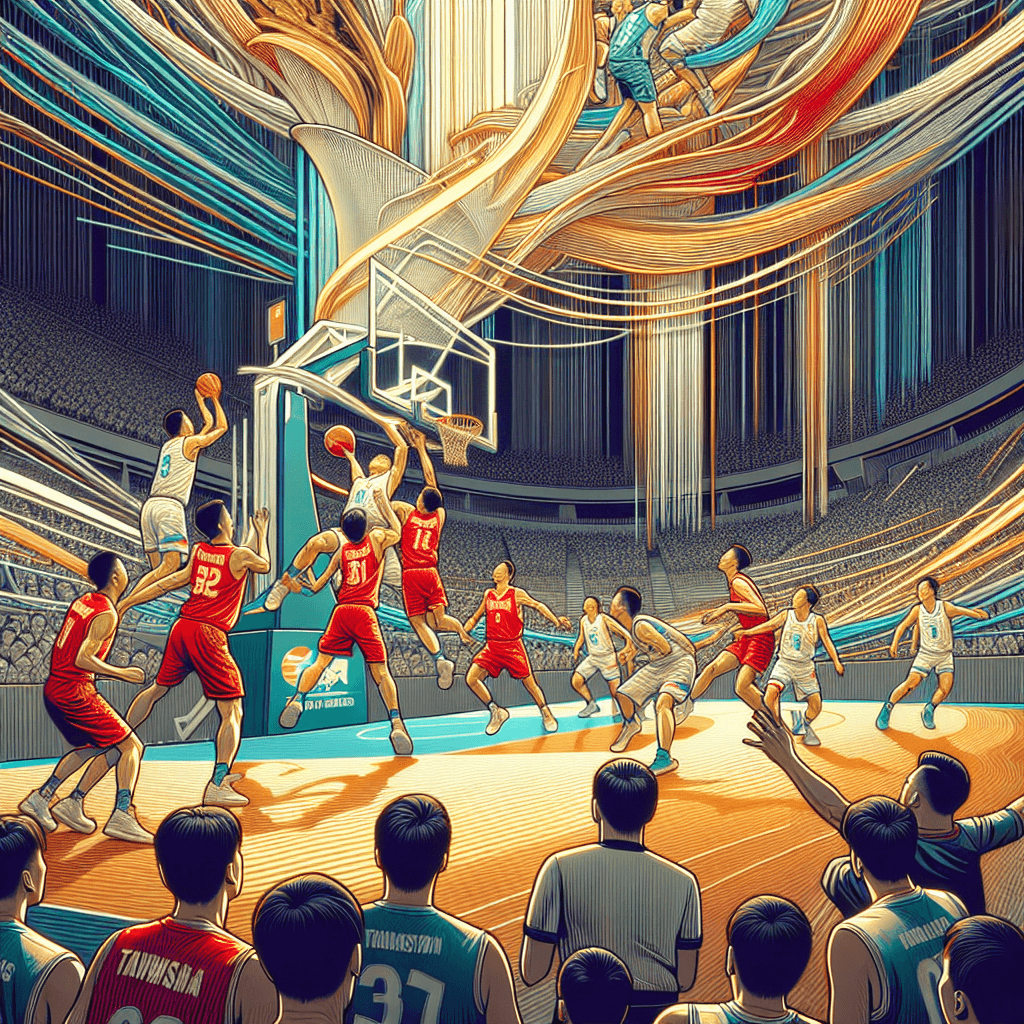 亞洲盃男籃／下半場節奏太慢亂了套 中華隊被逆轉沒輸掉未來, modern digital art style, high quality, suitable for blog post, no text or watermarks