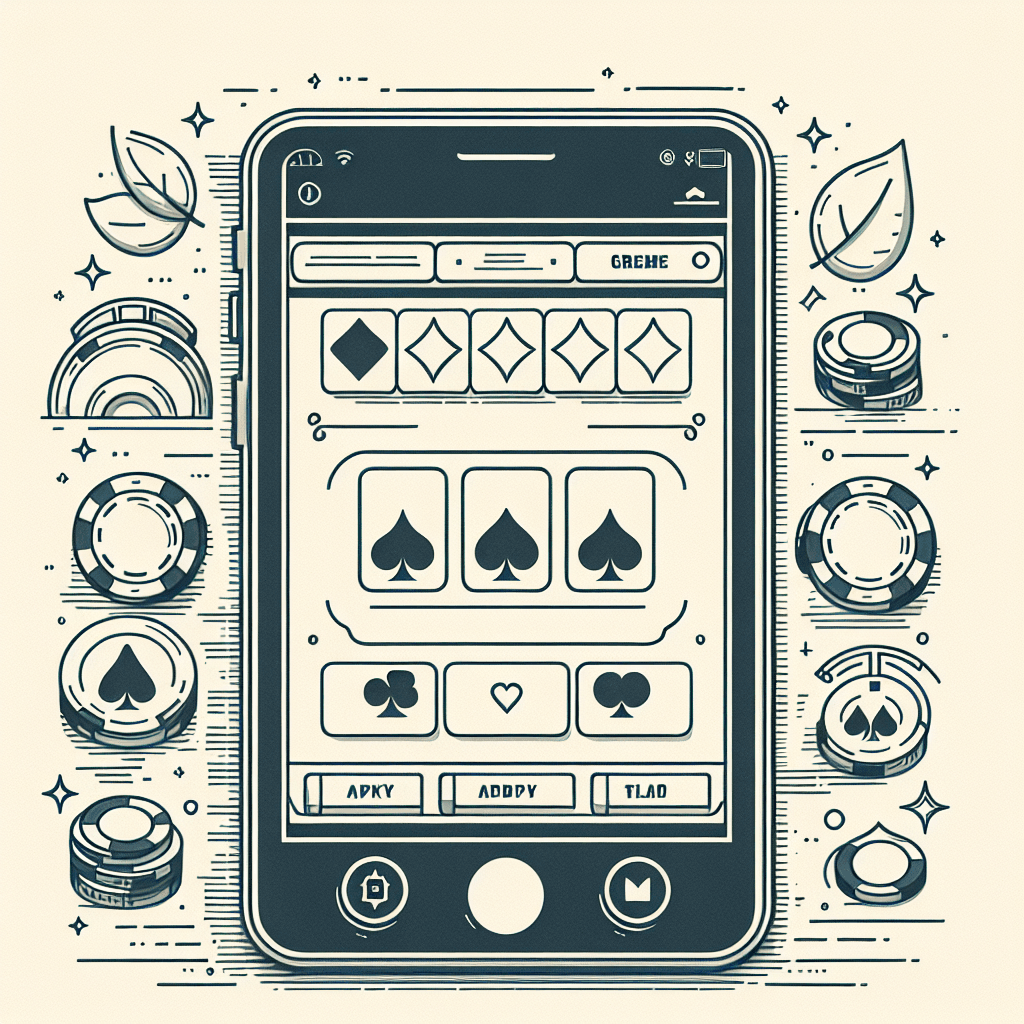 德州撲克app, clean and minimalist design, high quality, suitable for blog post, no text or watermarks