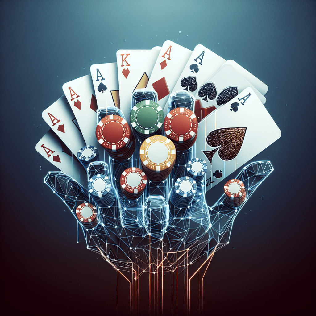 德州撲克大小順序, modern digital art style, high quality, suitable for blog post, no text or watermarks