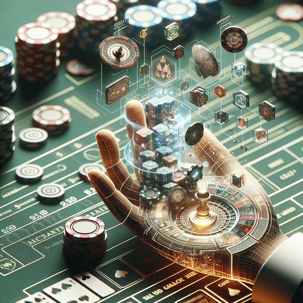 百家樂技巧, modern digital art style, high quality, suitable for blog post, no text or watermarks