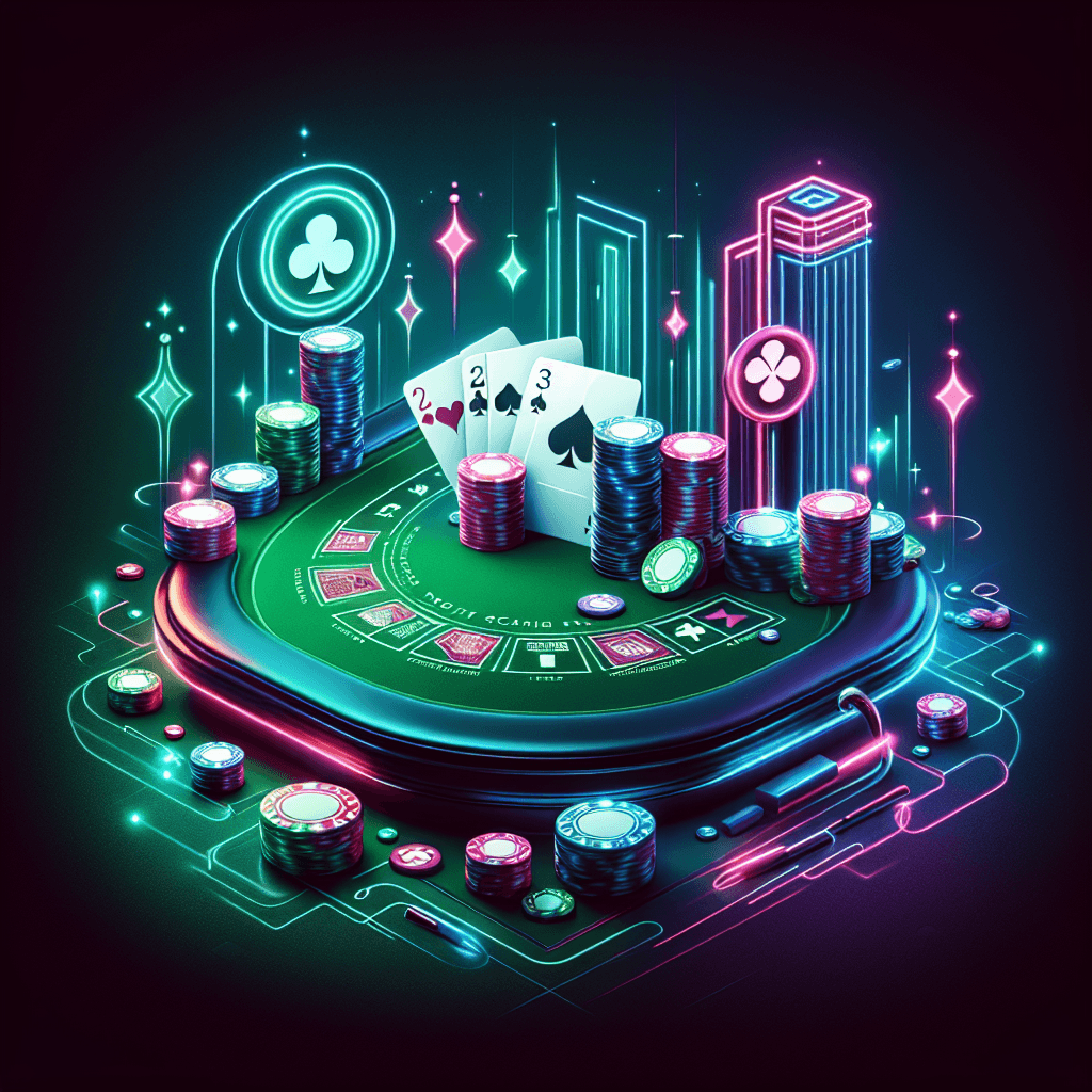 百家樂文案, modern digital art style, high quality, suitable for blog post, no text or watermarks