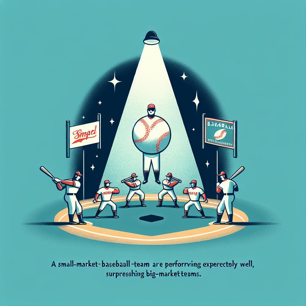 砸錢不如道奇、洋基又怎樣！小市場球隊釀酒人演龍頭大驚奇, clean and minimalist design, high quality, suitable for blog post, no text or watermarks