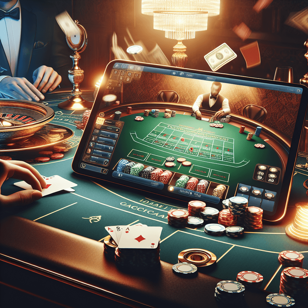 線上百家樂, professional blog illustration, high quality, suitable for blog post, no text or watermarks