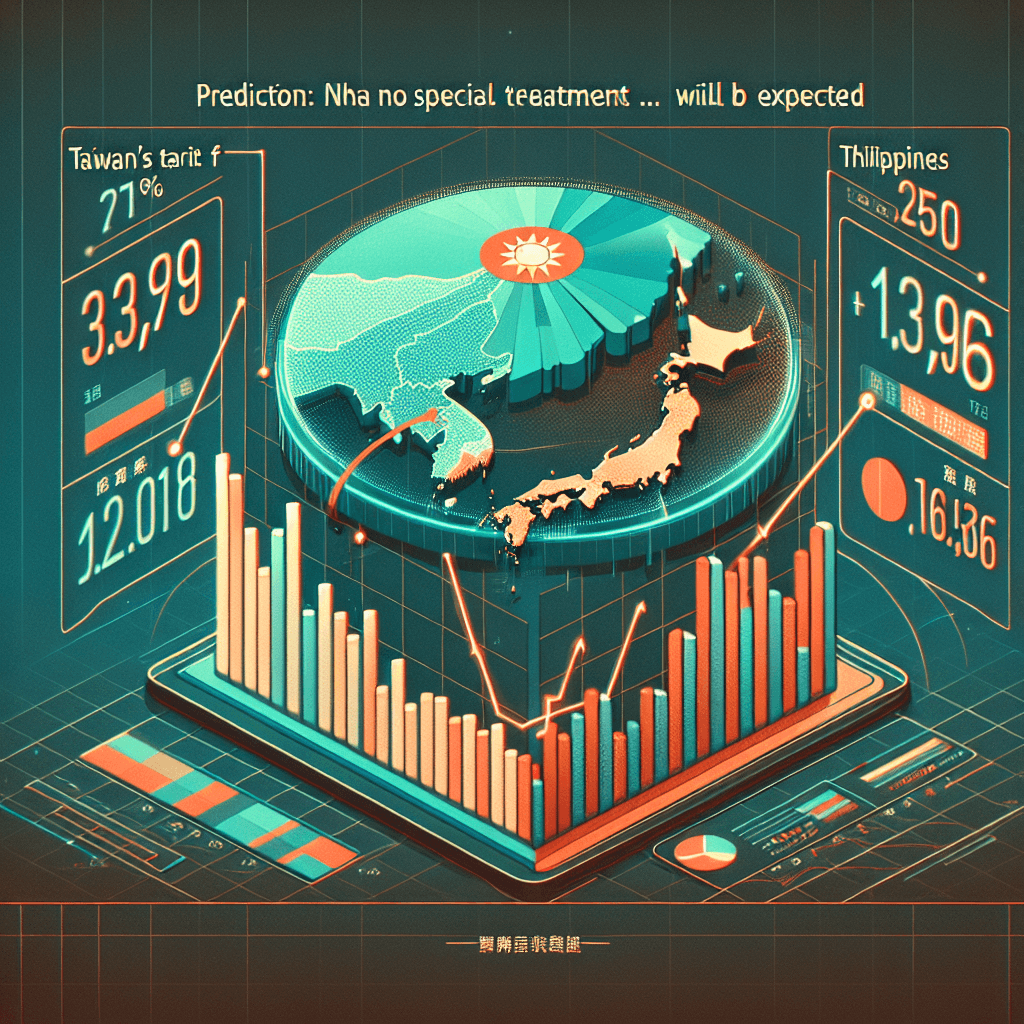 預言台灣關稅將落在這區間　旅美教授對比日菲稅率： 別幻想有特殊待遇, modern digital art style, high quality, suitable for blog post, no text or watermarks