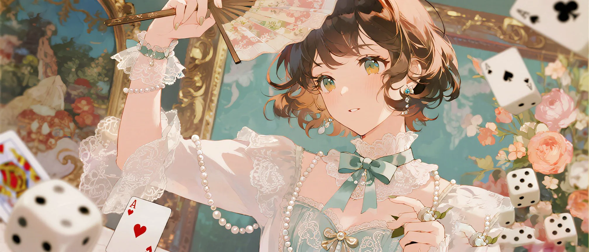 真人荷官遊戲直播畫面