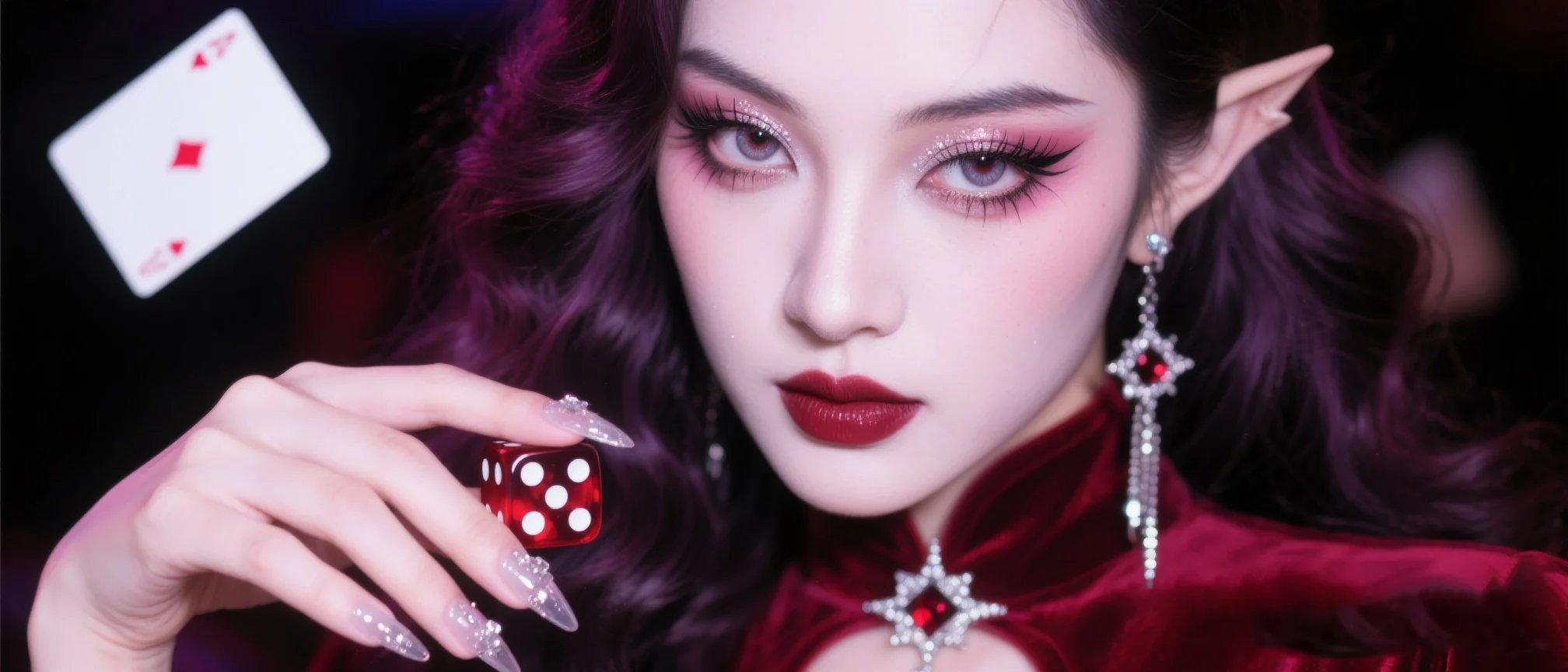 百家樂發牌盒與路單紀錄畫面